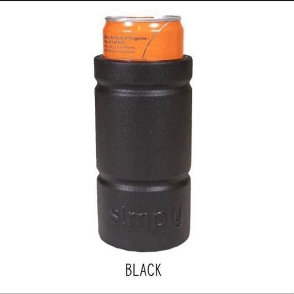 NWT Jet‎ Black Simply Slim can holder - Picture 1 of 2